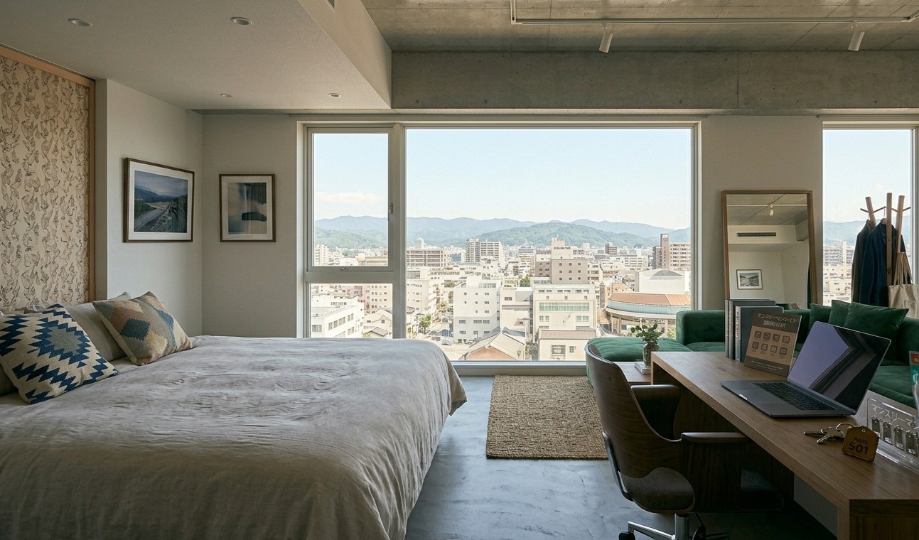 徳島でのビジネス出張はマンスリーマンションがおすすめ｜快適に働くための新しい選択